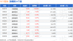NFT板块6月9日涨041%元隆雅图领涨主力资金净流入